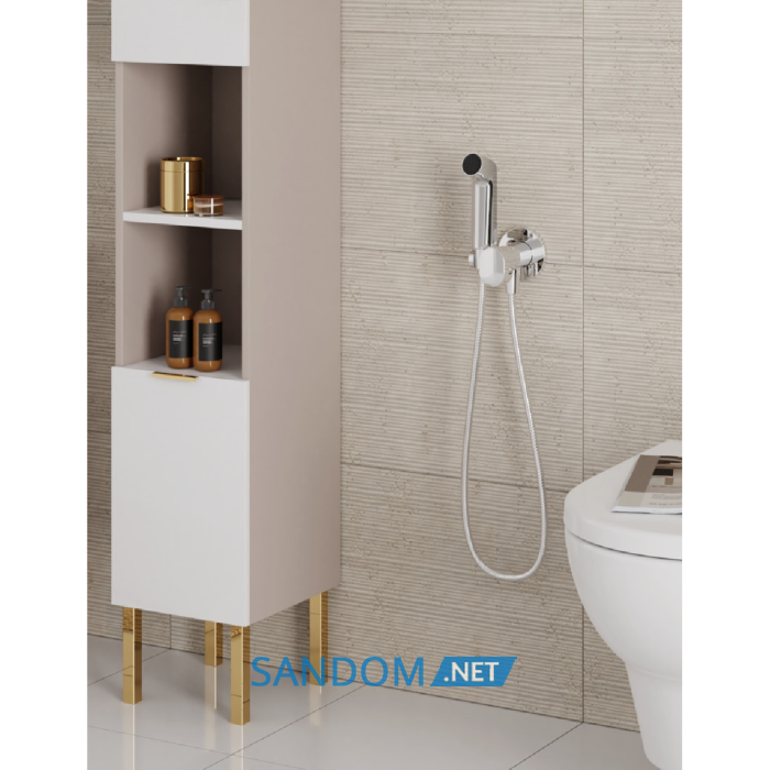 HANSGROHE S гігієнічний душ 1jet EcoSmart для холодної води, зі  шлангом 1,25 м та тримачем , білий матовий