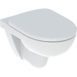 SELNOVA унітаз підвісний 53см, воронкоподібний, Rimfree, з сидінням з кришкою slow closing, з швидкорознімні кріпленнями, кріплення зверху