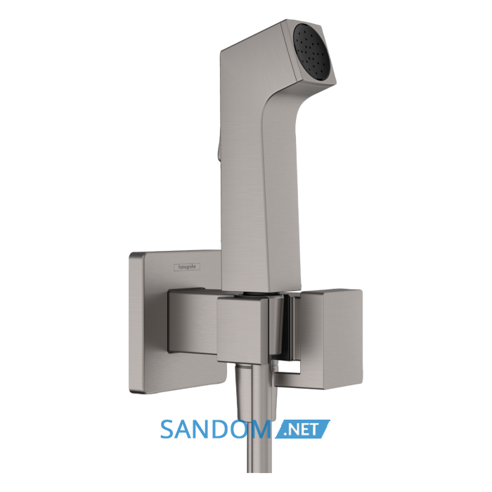 HANSGROHE E гігієнічний душ  1jet EcoSmart, зі шлангом 1,25 м та тримачем, шліфованний чорний хром