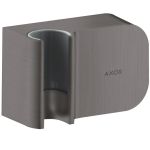 AXOR ONE шлангове з'єднання з тримачем для душу, Fixit Porter, колір шліфованний чорний хром