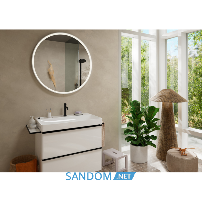 PULSIFY Showerpipe душова система 260 з термостатом, колір чорний матовий
