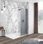 IMPRESE душова стінка WALK-IN з профілем та тримачем, 110*200см, хром, скло тоноване