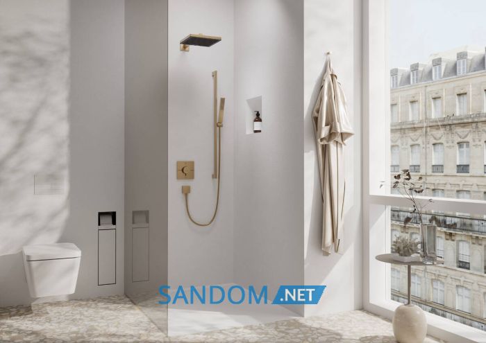 SHOWERSELECT COMFORT E термостат для 2 споживачів, прихований  монтаж, колір шліфованна бронза