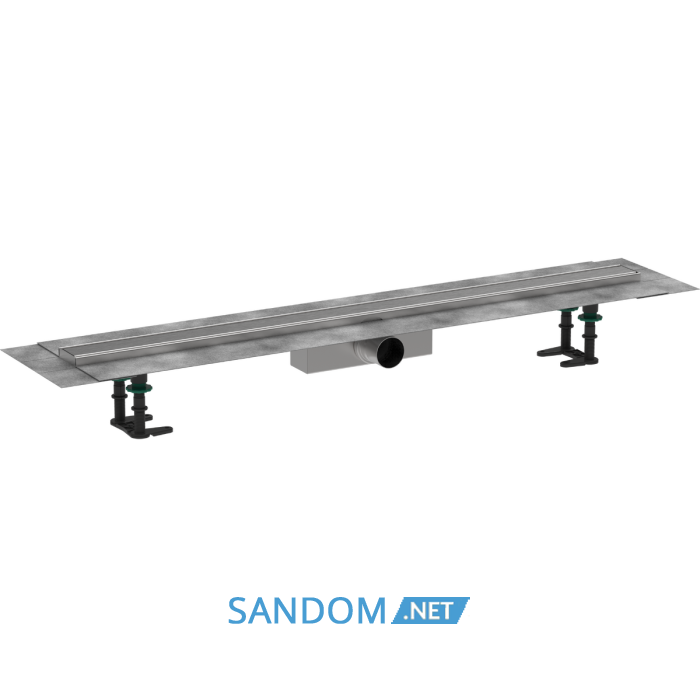 RAINDRAIN COMPACT монтажний комплект для стандартної  установки  1000мм, колір нержавіюча сталь