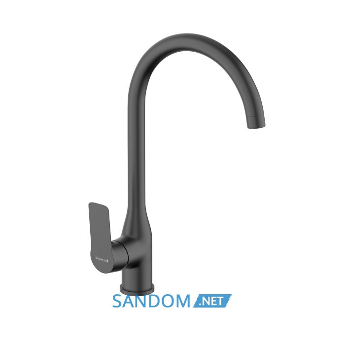 Смеситель для кухни Imprese Kucera f03403410AA, черный матовый