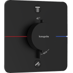 SHOWER SELECT COMFORT Q термостат для 2х споживачів, ПМ, колір чорний матовий