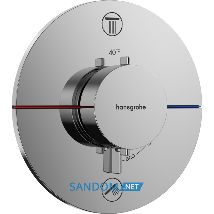 SHOWER SELECT COMFORT S термостат для 2х споживачів, ПМ, колір  хром