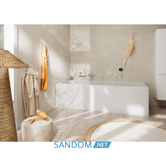 DUO TURN S змішувач для 2 споживачів,  ПМ, колір білий матовий