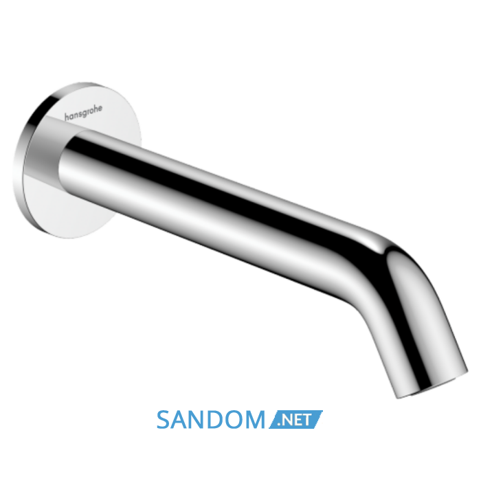 TECTURIS S вилив на ванну, виступ 210мм, настінний монтаж, колір хром