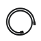 DESIGNFLEX  шланг для душу 1250 мм, колір чорний матовий