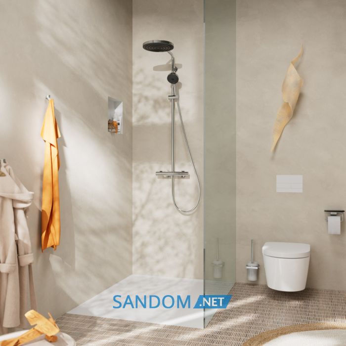 PULSIFY S PURO Showerpipe душова система 260 з термостатом, колір хром