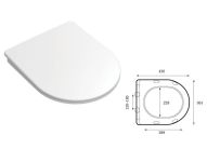 DOBRY, ROZKOS, LABE twist сидіння duroplast slim slow-closing