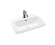 ARCHITECTURA умивальник , що вбудовується  60*45см,  з переливом, з  отвор.колір  White Alpin CeramicPlus