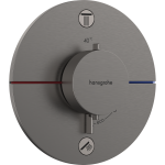 SHOWER SELECT COMFORT S термостат для 2х споживачів, ПМ, колір шліфованний чорний хром