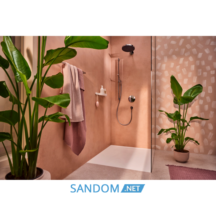 HANSGROHE тримач верхнього душу 39см, колір хром