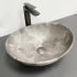 Умывальник накладной VBI PARMA DARK GREY STONE MATT 42x34