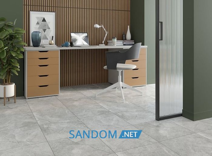 Плитка для пола Cersanit Bastion light grey matt 42x42