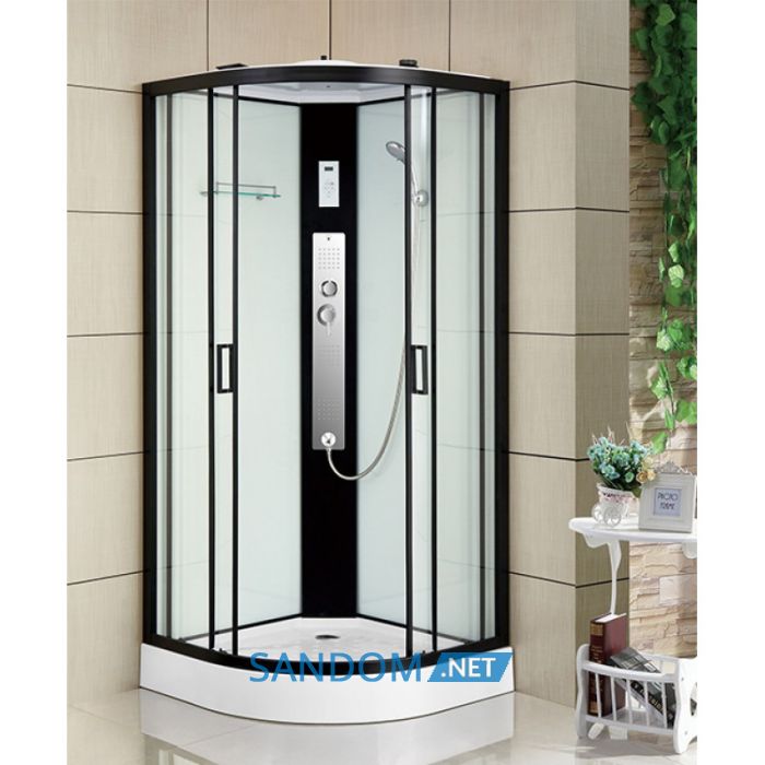 Душевой бокс Veronis BN-4-100 Black 100х100х220