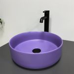 Умывальник накладной VBI PRATO LAVENDER MATT 35,5x35,5