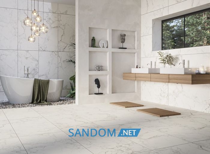 Плитка Cersanit CALACATTA MILD GPT1006 WHITE SATIN RECT 59,8x59,8