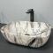 Умивальник накладний VBI RAVENNA LIGHT GREY ONYX GLOSSY 46x32,5