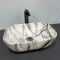 Умивальник накладний VBI RAVENNA LIGHT GREY ONYX GLOSSY 46x32,5
