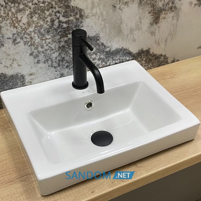 Умывальник врезной VBI ACQUARO S WHITE 44,5x35