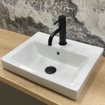 Умывальник врезной VBI ACQUARO S WHITE 44,5x35