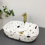 Умывальник накладной VBI RAVENNA TERAZZO GLOSSY 46x32,5