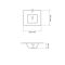 Умывальник врезной VBI FERRARA WHITE 42x42,5