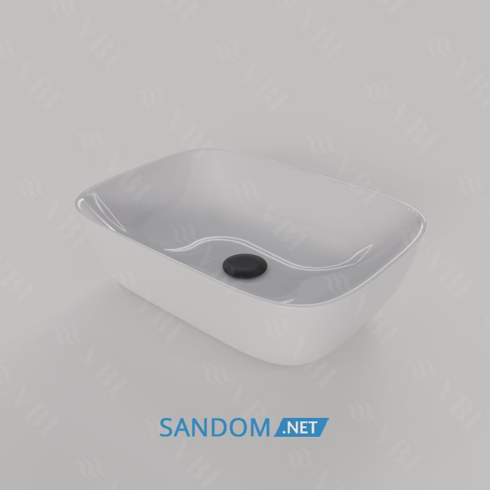 Умивальник накладний VBI RAVENNA WHITE 45,5x32,5