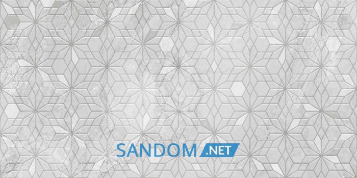 Плитка для стін Golden Tile Gloria Flowers сіра 30x60