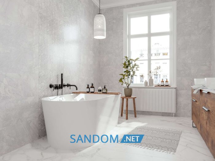 Плитка для стен Golden Tile Gloria серая 30x60
