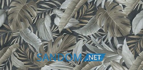 Плитка Golden Tile Oasis Concrete Tropics черная 120x60