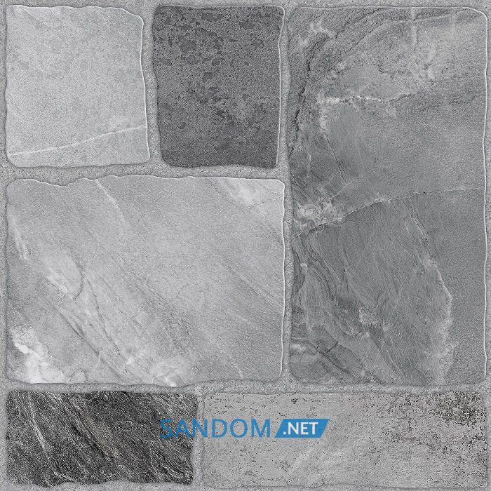 Плитка для пола Golden Tile Stone Brick светло-серая 30x30