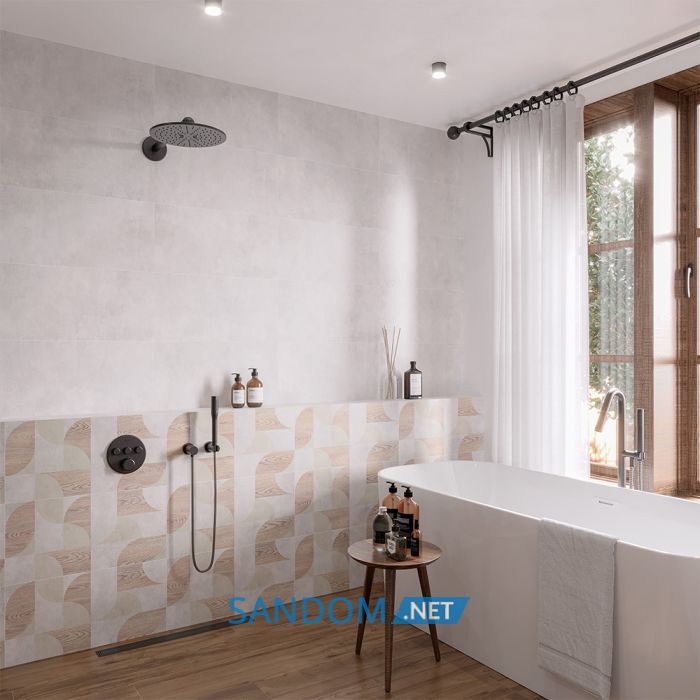 Плитка для стен Golden Tile Harmony серая 30x60