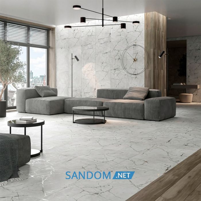 Плитка Inter Gres CRACKLE 072 60x60 темно-сіра