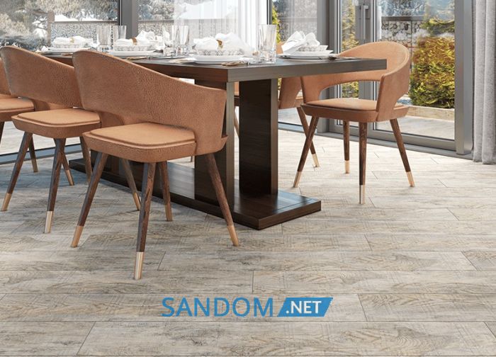 Плитка InterGres Oldwood 022 20x120 темно-бежевая