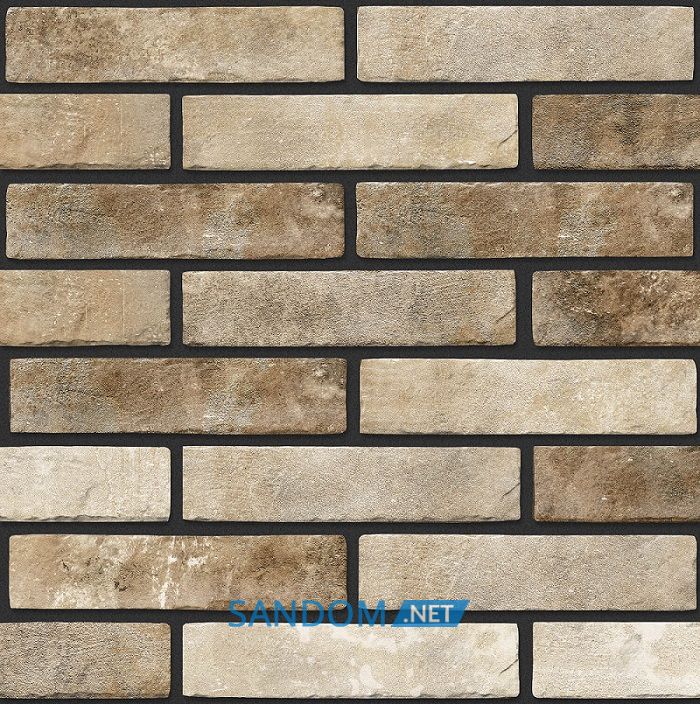 Плитка Golden Tile Brick Style Klinker Brick бежевая 6x25