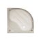 Душова кабіна Lidz Latwa SC90x90.SAT.HIGH.GR на глибокому піддоні, сіре скло