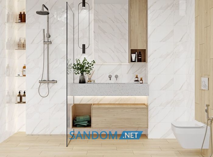 Плитка для стен Cersanit Loren white glossy 25x40