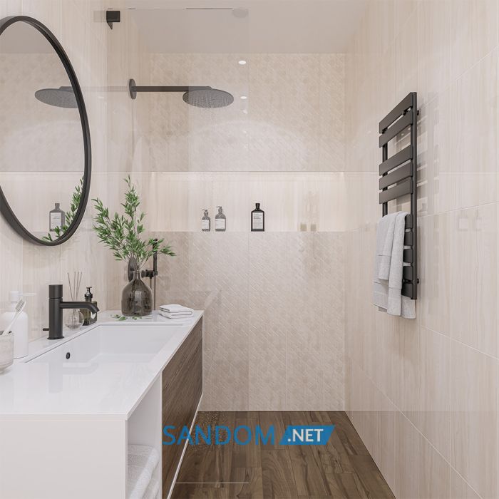 Плитка для стен Golden Tile Lucky бежевая 25x40