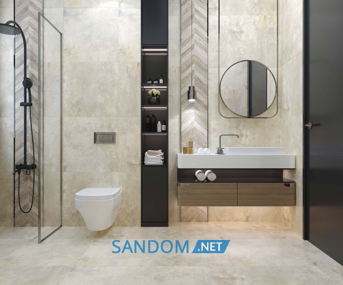 Плитка Golden Tile Metallica бежевая 60x60