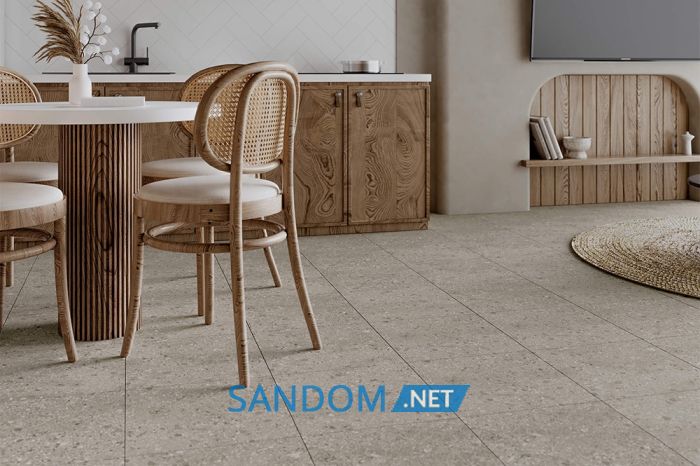 Плитка для пола Golden Tile Prime Stone темно-серая 40x40