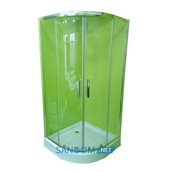 Душова кабіна Veronis KN-3-100 100х100х180 без піддону, прозоре скло