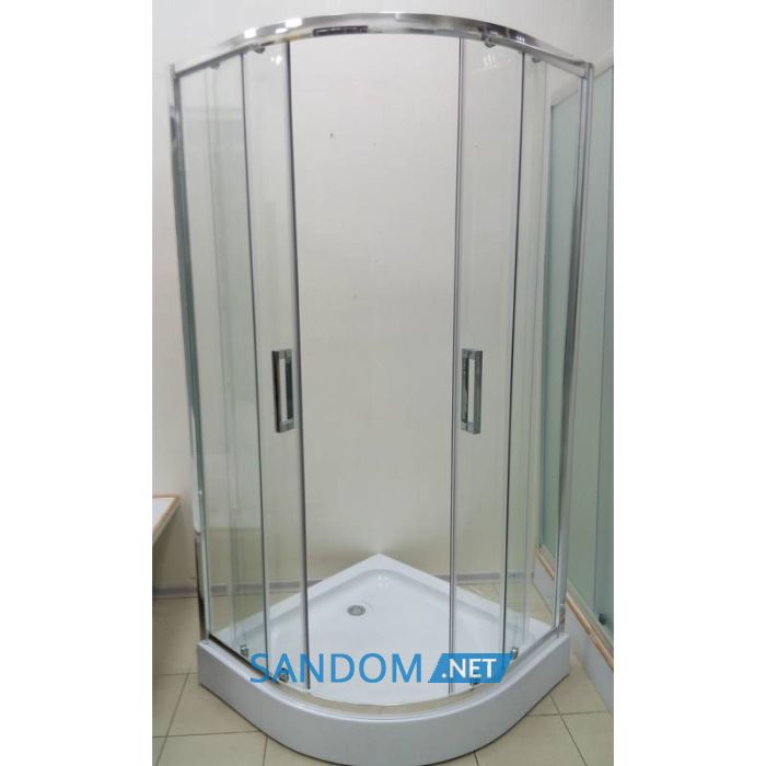 Душова кабіна Veronis KN-3-100 100х100х180 без піддону, прозоре скло