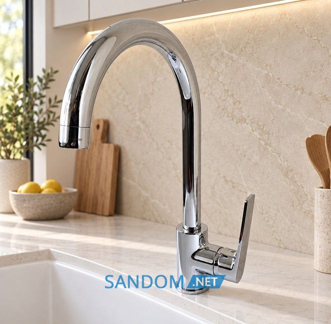 Змішувач для кухні Imprese Kampa 55285, хром