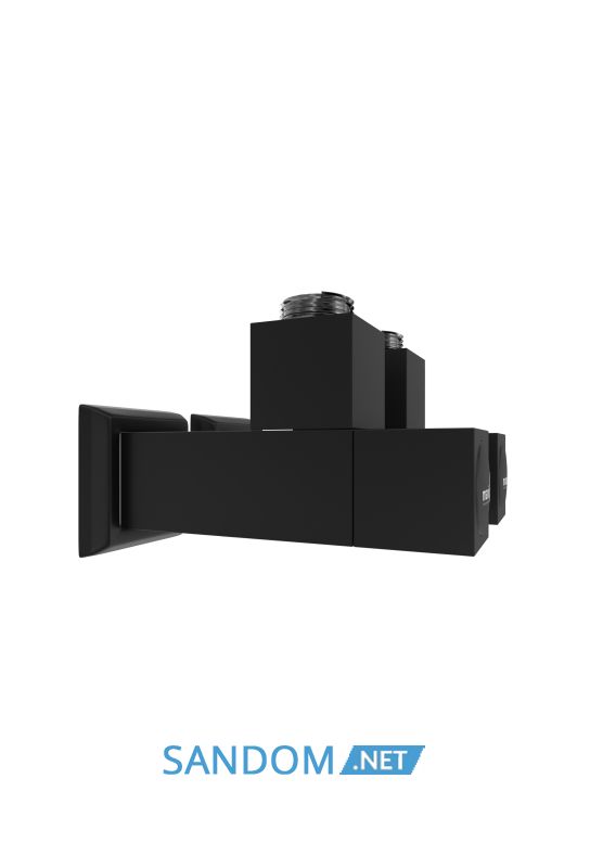 Кран для полотенцесушителя Марио угловой квадратный, G1/2" 2шт