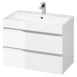 Тумба Cersanit Virgo под умывальник MODUO/CREA/COMO 80, хром. ручки