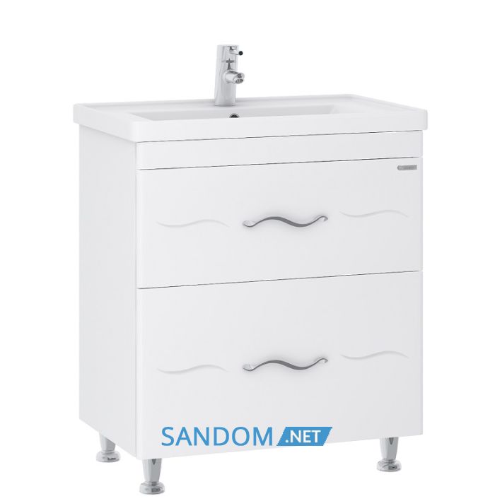 Тумба Sanwerk Миндаль з умивальником Канте 70